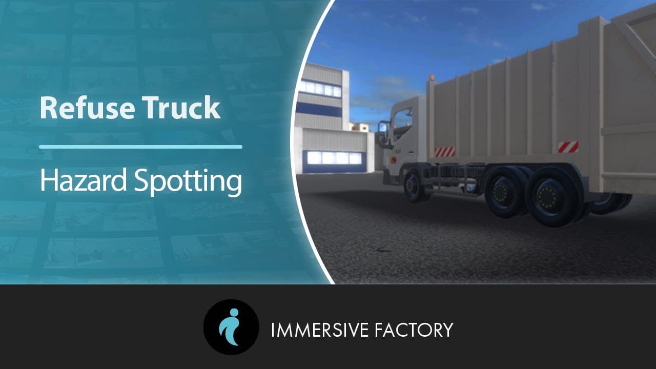 Sécurité autour d’une benne à ordure ménagère