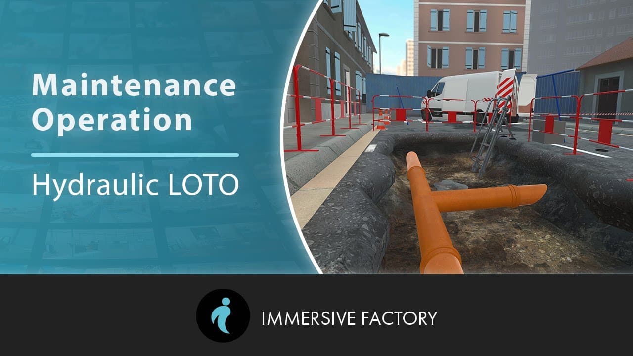 Opération de maintenance - LOTO hydraulique